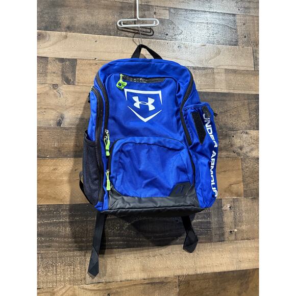 Under Armour Backpack- Blue/Black/Green - Picture 1 of 8